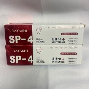 Yayashi SP-4 Super Probiotic-4 Ultra Whitening Toothpaste, 2 pack
